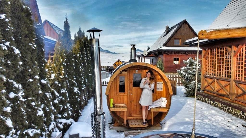 Вілла Drevenicka Anicka - Liptovska Mara Ліптовски-Трновец Екстер'єр фото