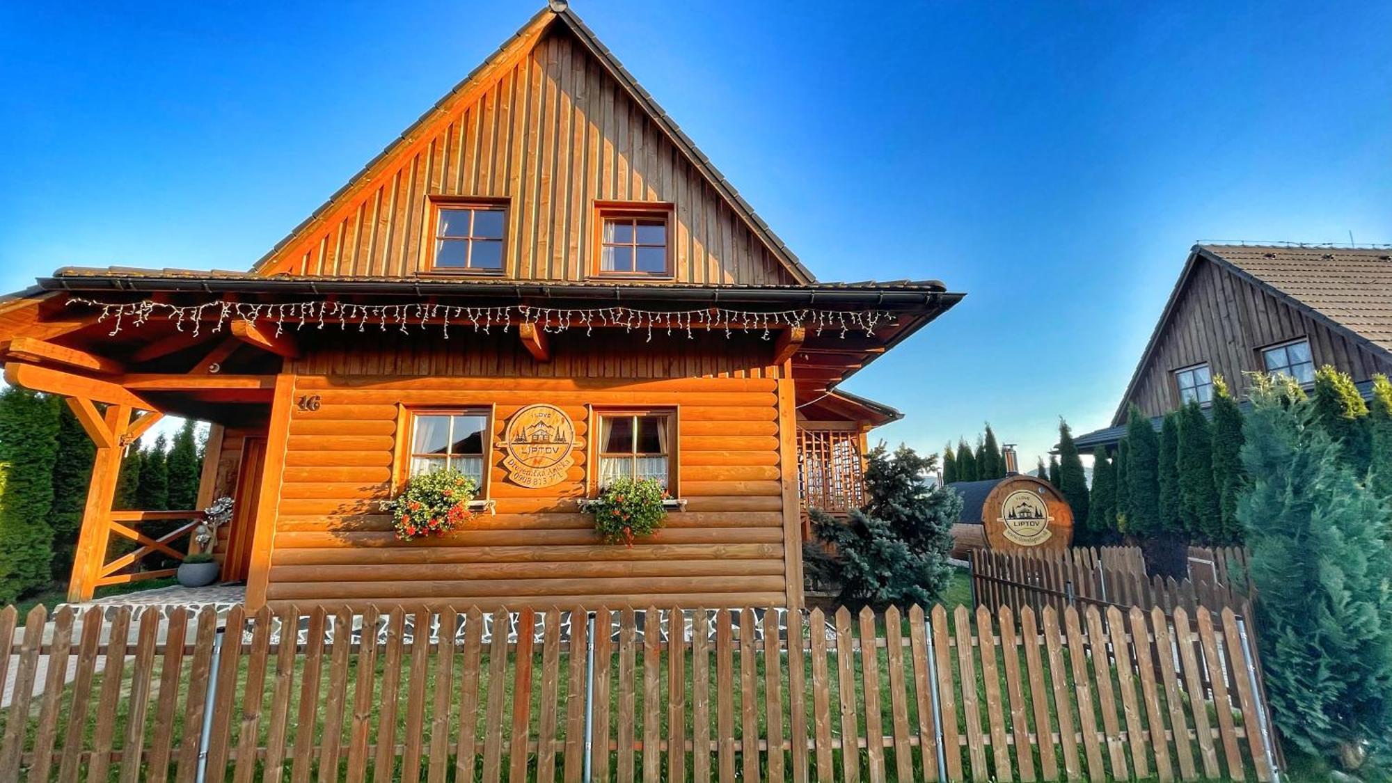 Вілла Drevenicka Anicka - Liptovska Mara Ліптовски-Трновец Екстер'єр фото